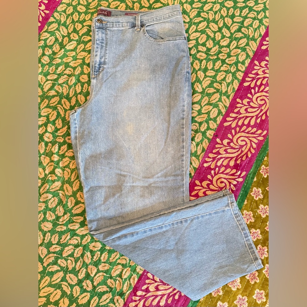 Gloria Vanderbilt Light Blue Straight Jeans 👖 ~Amanda Style~